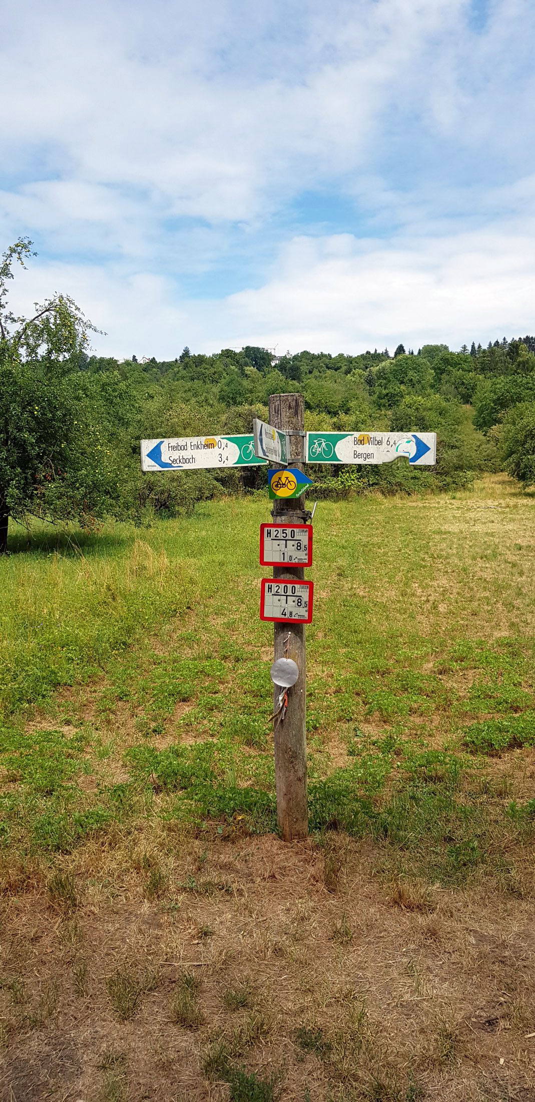 Entfernung nach Bergen (Station 3) (Ü026)