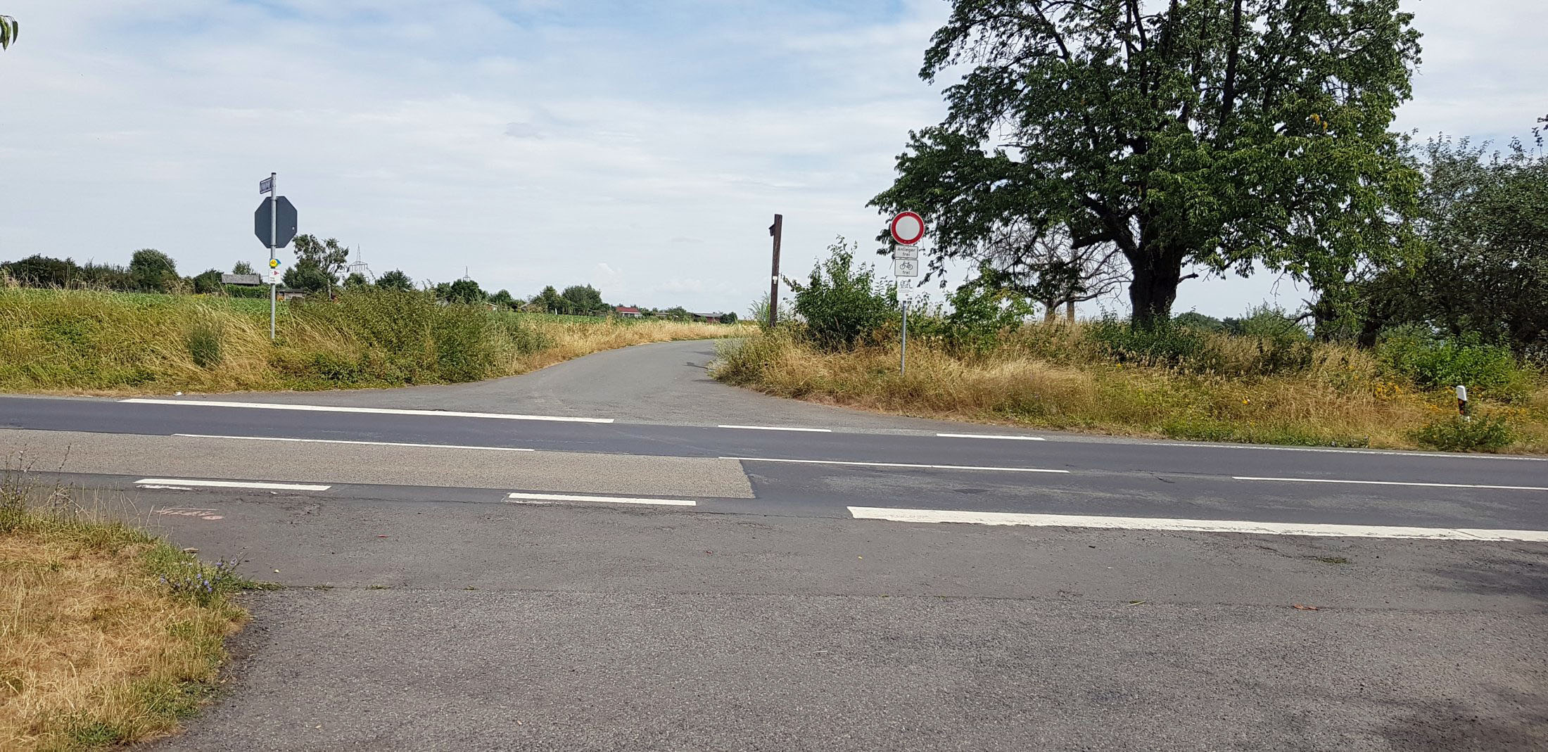 Überquerung Bundesstraße