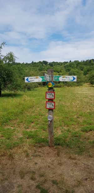 Entfernung nach Bergen (Station 3) (Ü026)