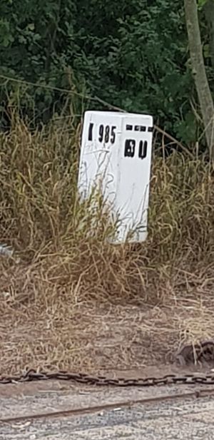 Grenzstein an der Fähre (Station 11) (Ü065)